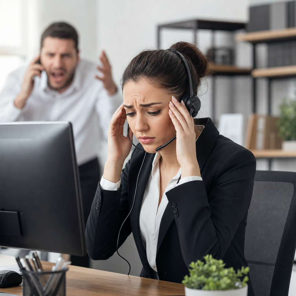 Assistante commerciale : Quand un client devient agressif au téléphone pour une erreur qui n'est pas la vôtre