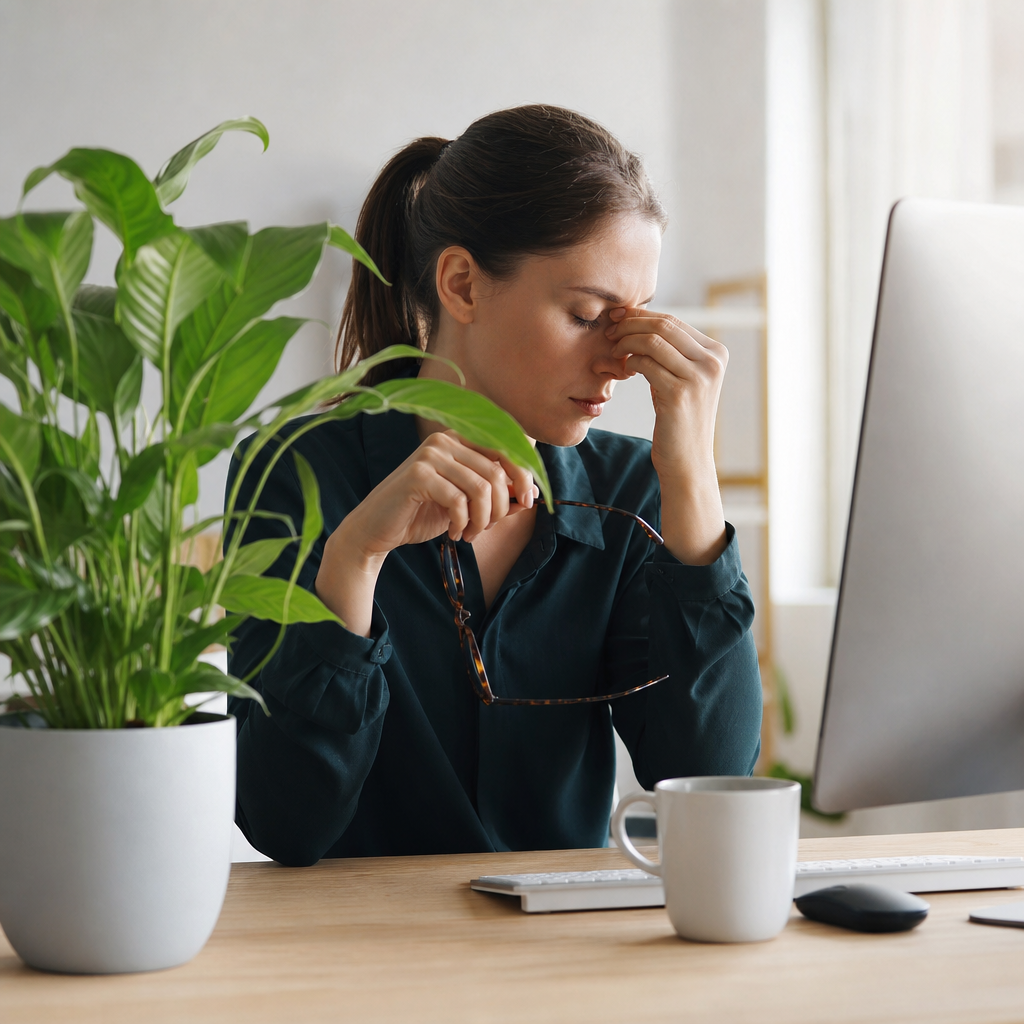 Cette plante précise à mettre près de votre poste qui réduit votre fatigue oculaire et mentale