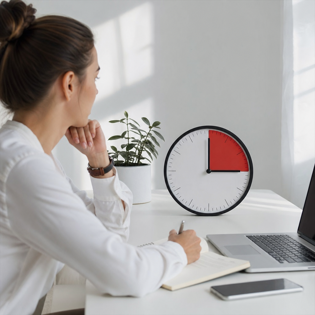La technique du compte à rebours : pourquoi une horloge change votre énergie