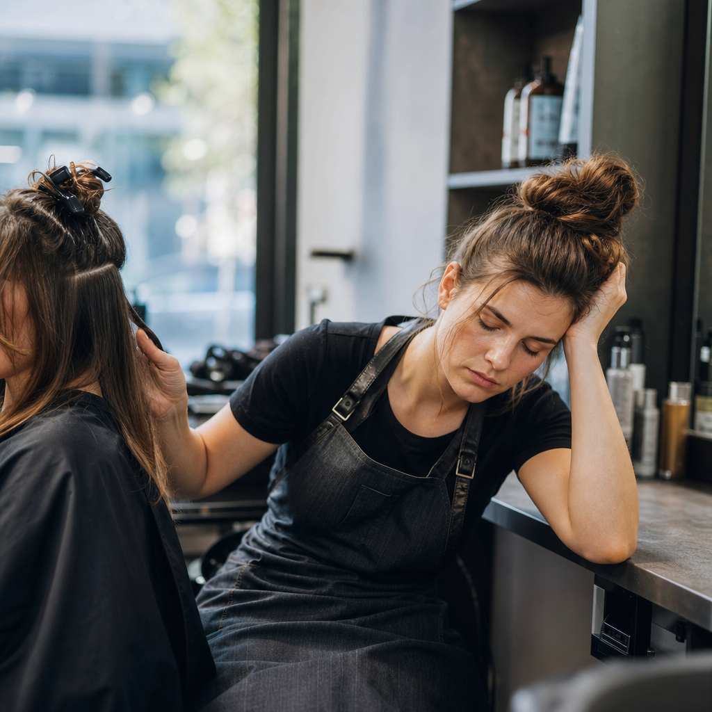 Coiffeuse : le samedi marathon qui détruit tout votre week-end, comment vraiment récupérer le dimanche