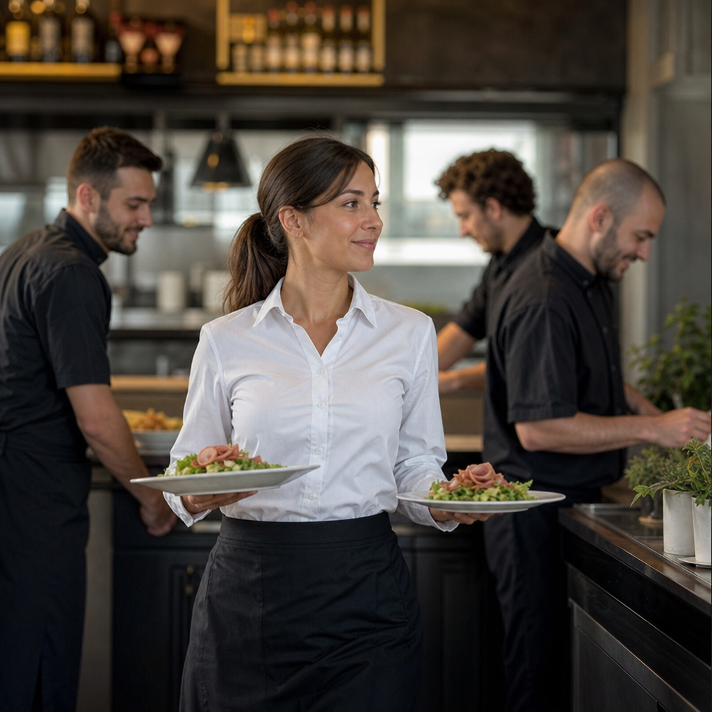 Serveuse : la collègue alliée dans un milieu masculin, l'or qu'elle représente