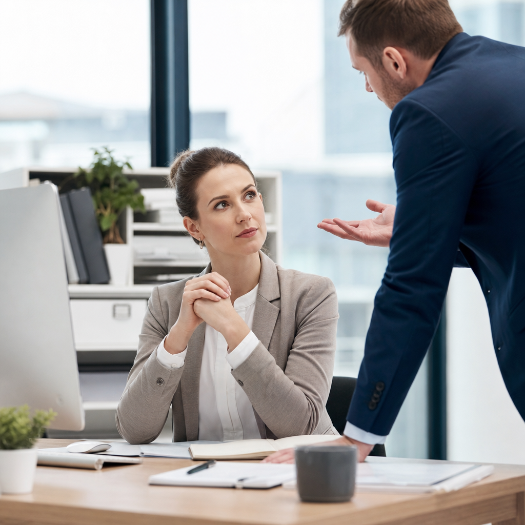 Assistante commerciale : Le commercial condescendant qui vous parle comme à sa secrétaire des années 80 : la riposte calme