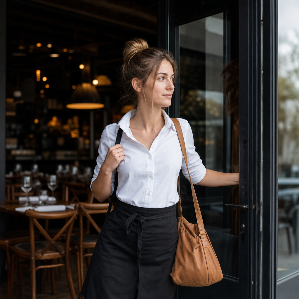Serveur : laisser le service au restaurant, ne pas le ramener à la maison
