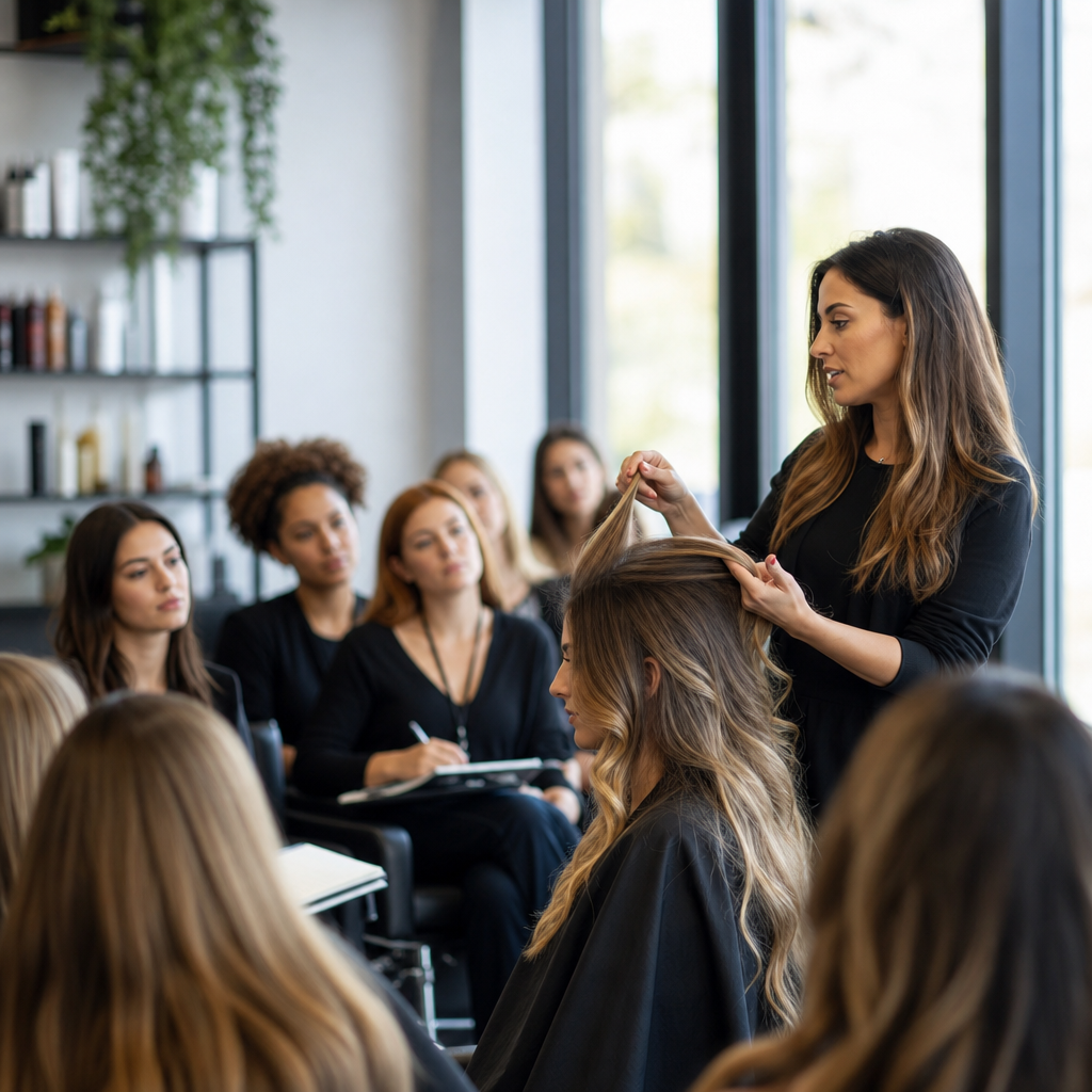 Coiffeuse : devenir formatrice, démonstratrice pour une marque ou coloriste experte, les voies réalistes