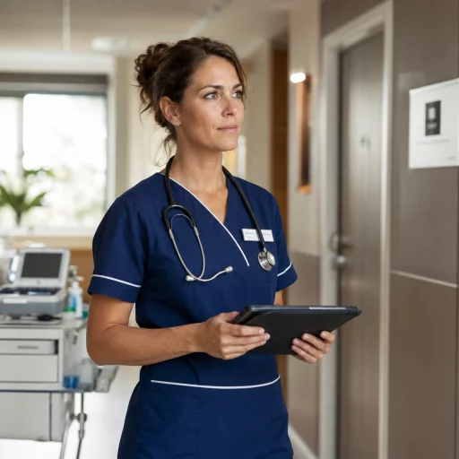 Infirmière en service hospitalier