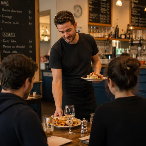 Serveur dans un restaurant